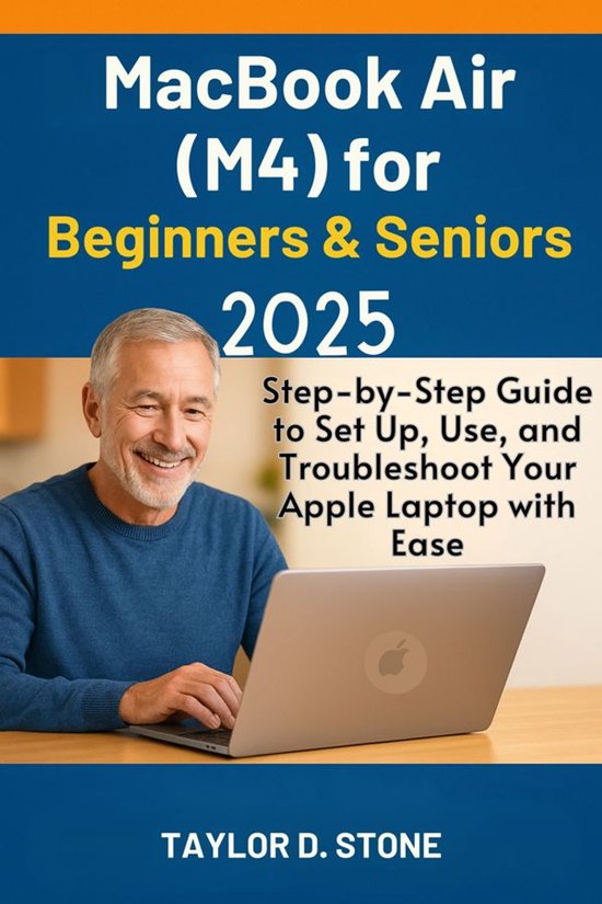 MacBook Air (M4) for Beginners & Seniors 2025 - cover