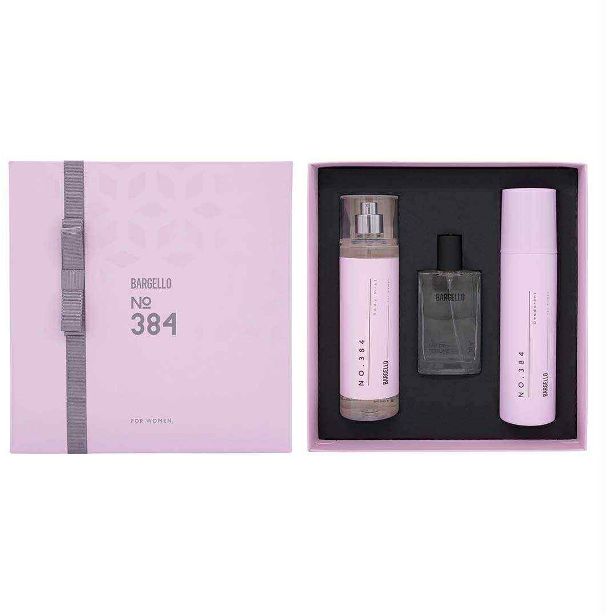 Bargello No: 384 Dames Parfumset Speciale Box Geschenkset - Damesparfum 50 ml + Body Spray 210 ml + Deodorant 150 ml