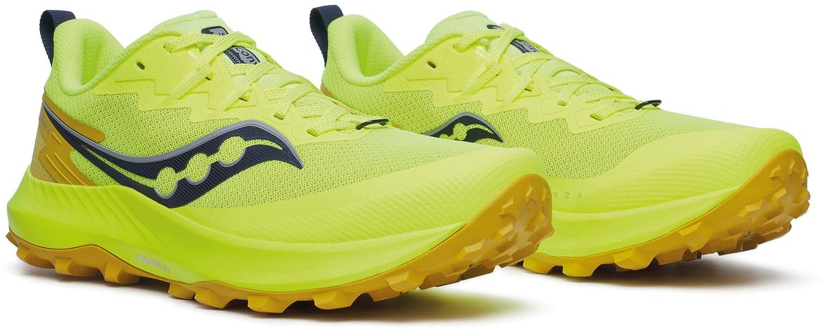 Saucony Peregrine 14 Trailrunning schoenen Heren Geel