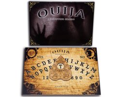 WNHB® Ouija Bord Hout - Spirit Board Met Planchette - Ghost Hunting Spel - Paranormaal Communicatiebord - Voor Avonden En Feestjes