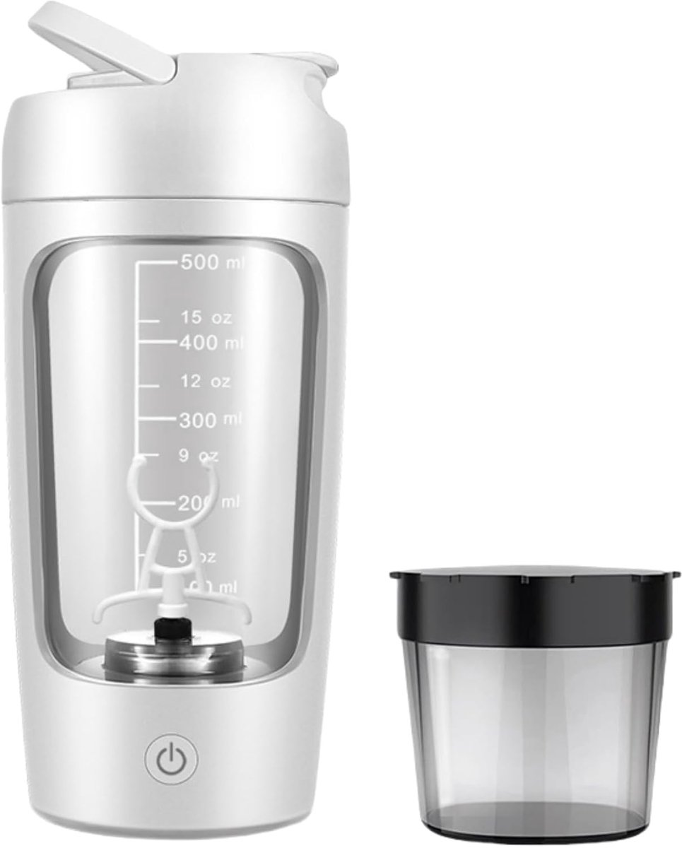 Lexium Elektrische Shakebeker - Elektrische fitness shake beker - Shakebeker - Fitness shakebeker - Elektrische proteïnebeker - Shakebekers - Shaker - Automatisch Roeren - Proteine Shaker - Automatische Sportbeker - Sporten