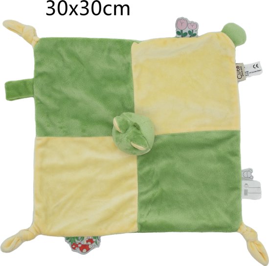 Cute since 1999 - Gracia de Kikker - Knuffeldoekje - Doudou - 30 x 30 cm van Merkloos — afbeelding 2