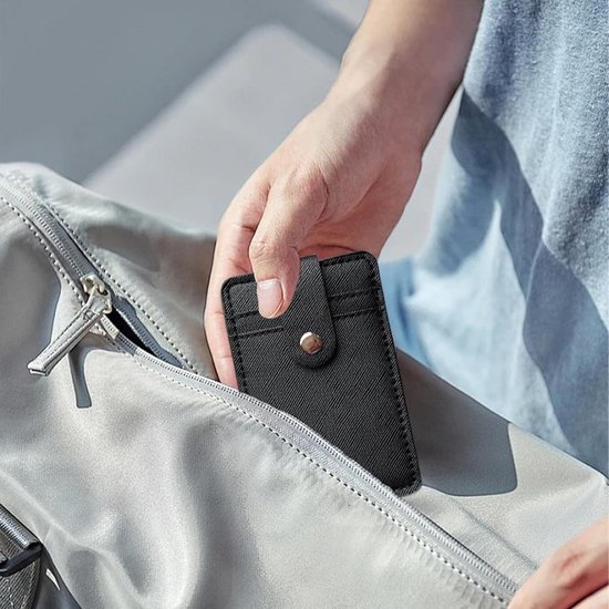 STILORD 'Theo' sleutelhanger lederen vintage munt portemonnee mannen 2 ritsvakken sleutelhanger slanke mini portemonnee met sleutelhanger RFID- blokkering, Kleur:donker - bruin