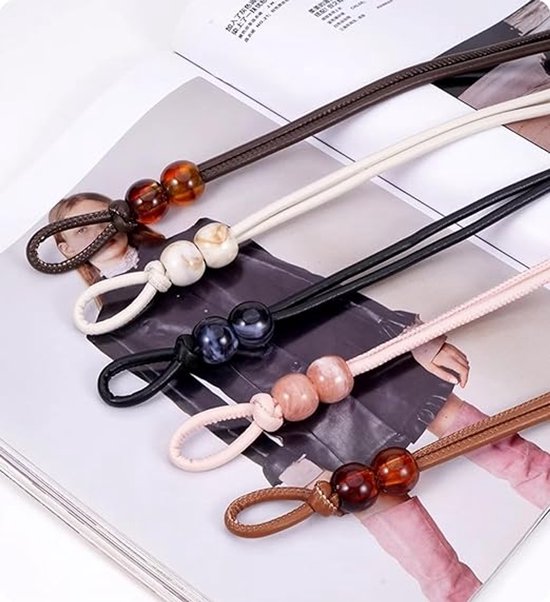 2 Pcs Dames Dunne Riem Jurk Metalen Ketting Taille Smalle Riem Elastische Tailleriem Dunne Riem Metalen Gesp Jurk Lange Rok Verstelbare Elastische Heupriem Dames Goud Zilver (B