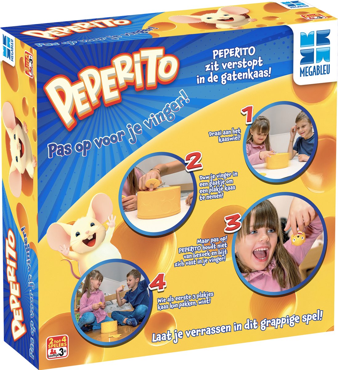 Megableu Peperito - Grappig & Spannend Kinderspel - Bordspel voor Kinderen - Vanaf 3 Jaar - 2-4 Spelers - Perfect als Verjaardagscadeau — afbeelding 5