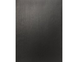 VNSTRA Wrapfolie Keuken & Interieur | Rich Black (Donkerbruin/Zwart) | Geschilderde Houtlook & Getextureerde Folie | 122x100cm | Zelfklevend, Krasbestendig | Voor Meubels, Wanden & Keukenkastjes | Luxe DIY