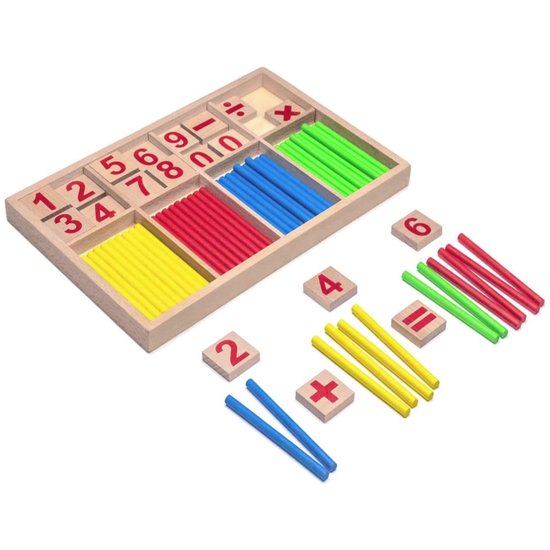 BWELL Educatieve spelletjes voor kinderen van 3,4,5 en 6 jaar, telspel
