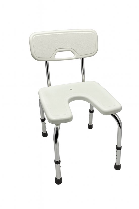 Sundo Douchekruk met rugleuning en hygiëne-uitsparing