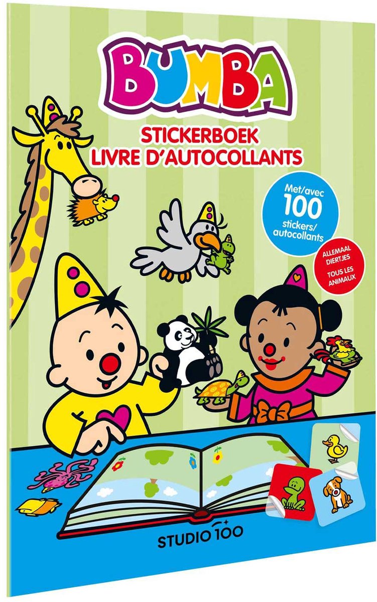 Bumba - Stickerboek - Dieren - Met 100 stickers — afbeelding 3