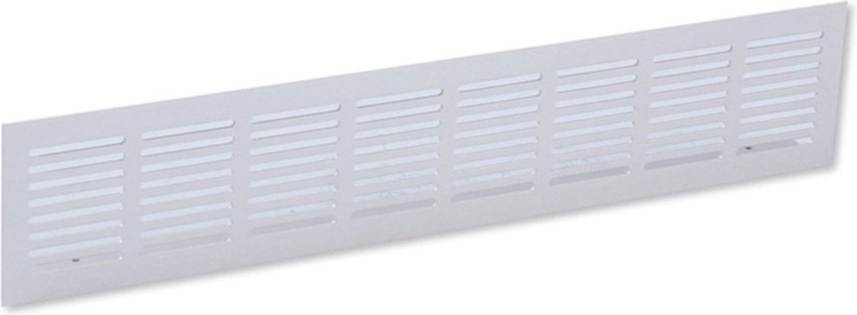 Nedco BV Plintrooster 400x80mm aluminium F1 aluminium geanodiseerd