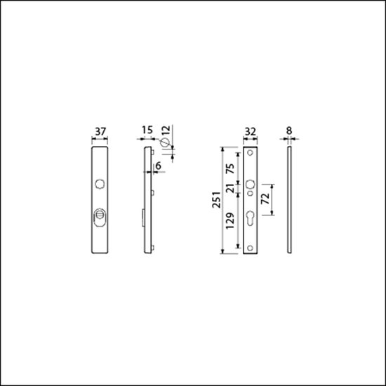 Jauge de sécurité AMI 251/37 PC72 DD54 KTB F1