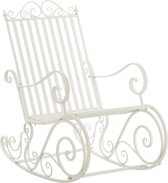 Rocking Chair Clp Smilla - Métal - Wit