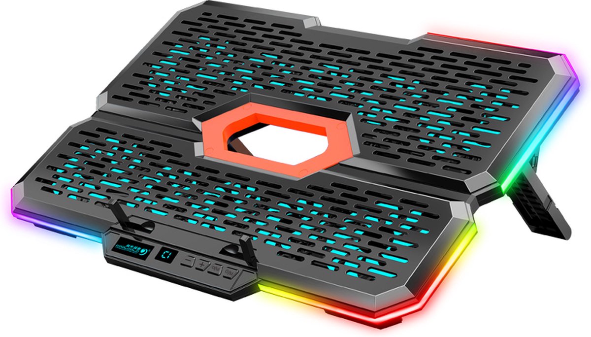 CoolCold - K39 - Laptop Cooler - 17 Inch - Gaming Laptop Cooler - Laptop Standaard Met 10 Ventilatoren