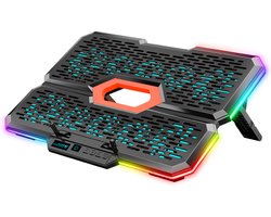 CoolCold - K39 - Laptop Cooler - 17 Inch - Gaming Laptop Cooler - Laptop Standaard Met 10 Ventilatoren