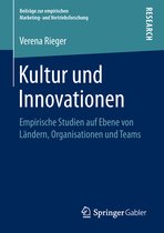 Beiträge zur empirischen Marketing- und Vertriebsforschung- Kultur und Innovationen
