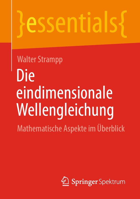 essentials- Die eindimensionale Wellengleichung - cover