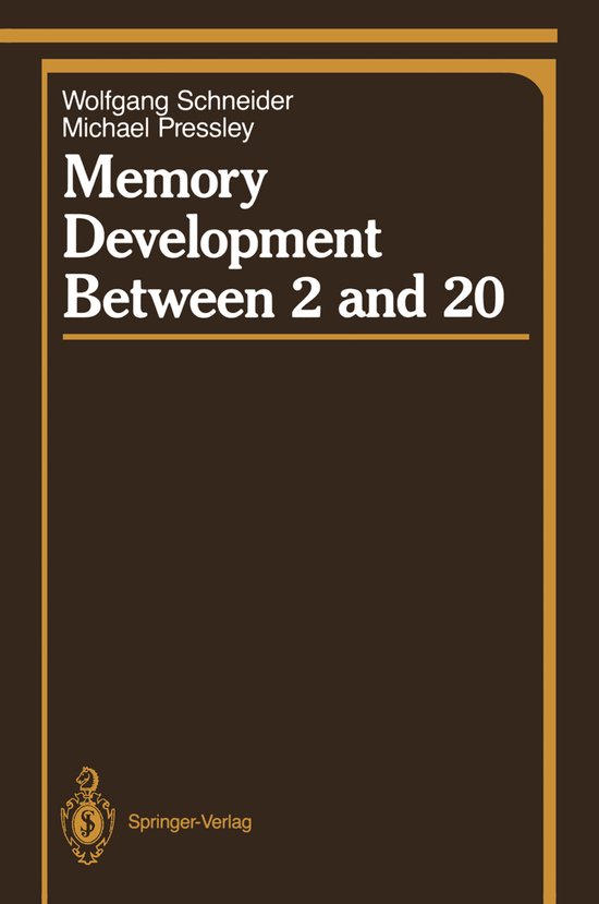 Springer Series in Cognitive Development- Memory Development ... - cover
