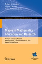 Communications in Computer and Information Science- Maple in Mathematics Education and Research