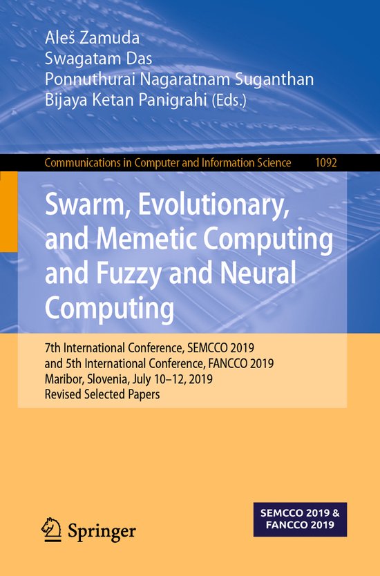 Communications in Computer and Information Science1092- Swar ... - cover