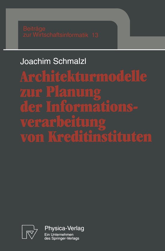 Architekturmodelle zur Planung der Informationsverarbeitung  ... - cover