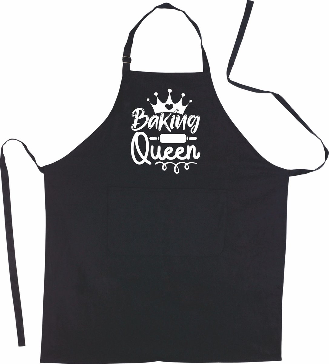 EIZOOK Stijlvolle BBQ schort - Keukenschort - BAKING QUEEN -