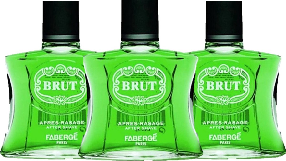 Brut for Men | Aftershave lotion 100 ml - Voordeelverpakking 3 stuks