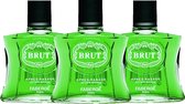 Brut for Men | Aftershave lotion 100 ml - Voordeelverpakking 3 stuks