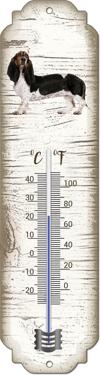 Thermometer: Teckel | Hondenras | Temperatuur binnen en buiten | -25 tot +45C