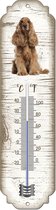 Thermometer: Engelse Cocker | Hondenras | Temperatuur binnen en buiten | -25 tot +45C