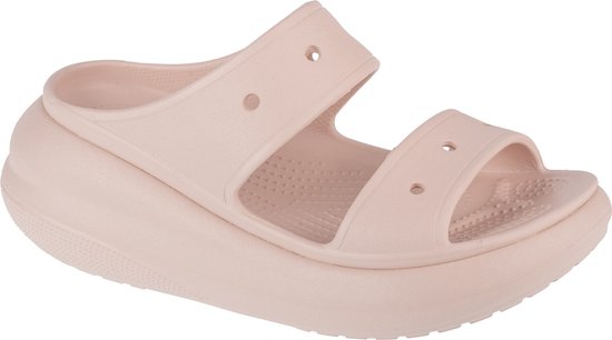 Crocs Classic Crush Sandal 207670-6UR, Femme, Rose, Slippers, taille: 38/39