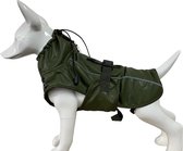 Dogs&Co Honden Regenjas - Reflecterend - Groen - Maat M