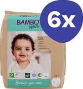 Bambo Nature Luiers - Maxi - maat 4 (6x 48 stuks)