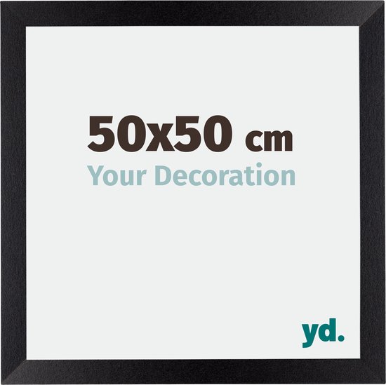 Cadre Photo Mura Your Decoration - 50x50cm - Zwart Mat