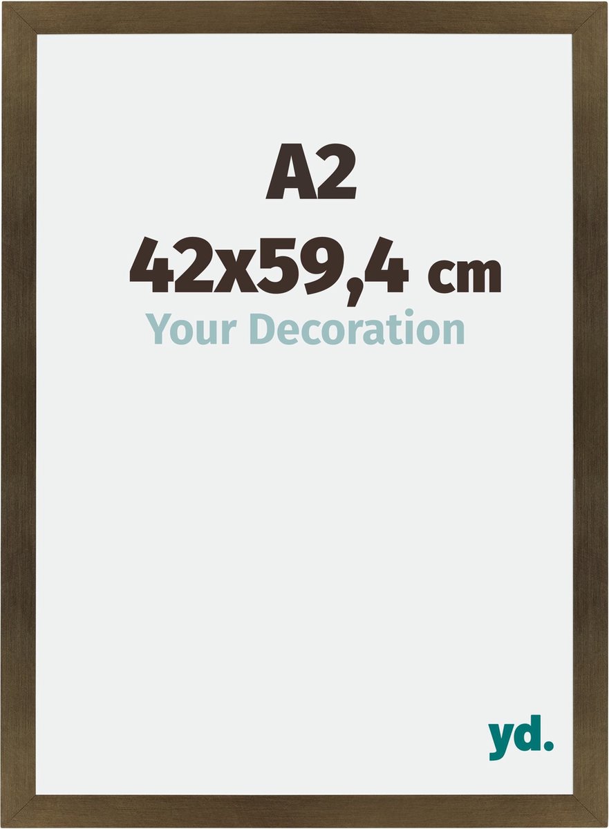 yd. Your Decoration - Fotolijst A2 42x59,4 cm - MDF - Brons Decor - Mura