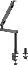 Deltaco GAM-173 Premium Universele Microfoon Arm - voor Bureau Montage - Low Profile - Zwart