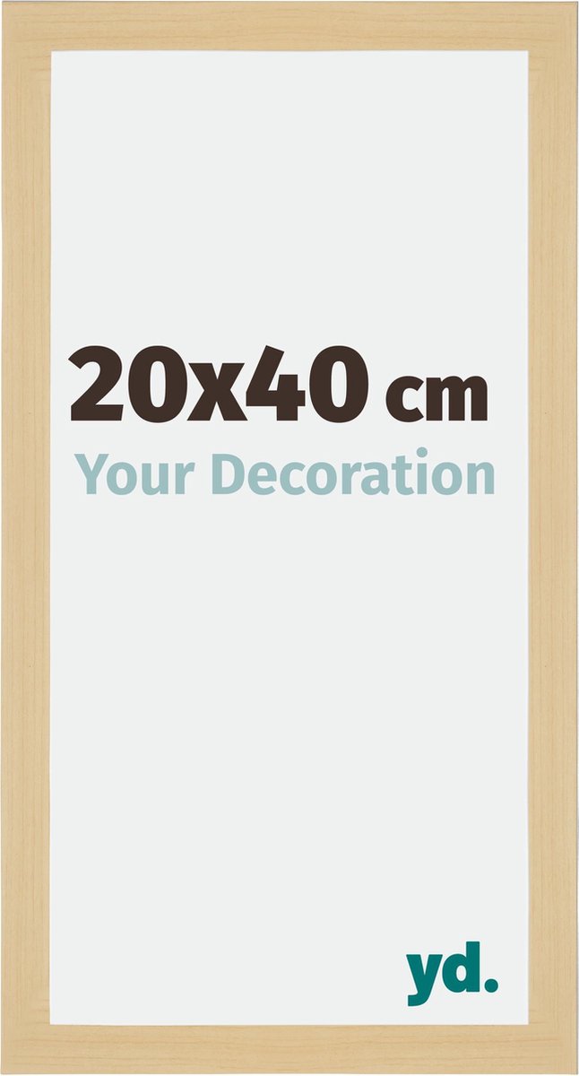 Your Decoration - Fotolijst 20x40 cm - MDF - Ahorn Decor - Mura