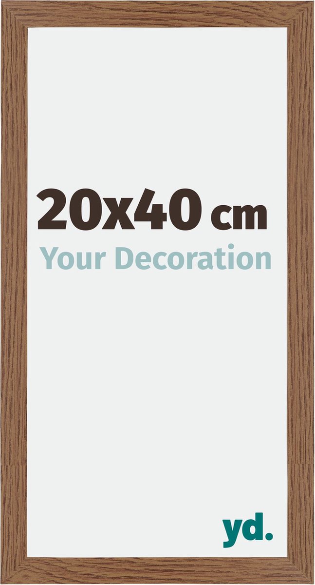 Your Decoration - Fotolijst 20x40 cm - MDF - Eiken Rustiek - Mura