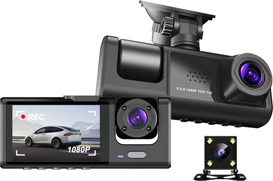 Kenwood DRV-A301W - 16GB Full HD DashCam met geïntegreerde 2.7 LCD
