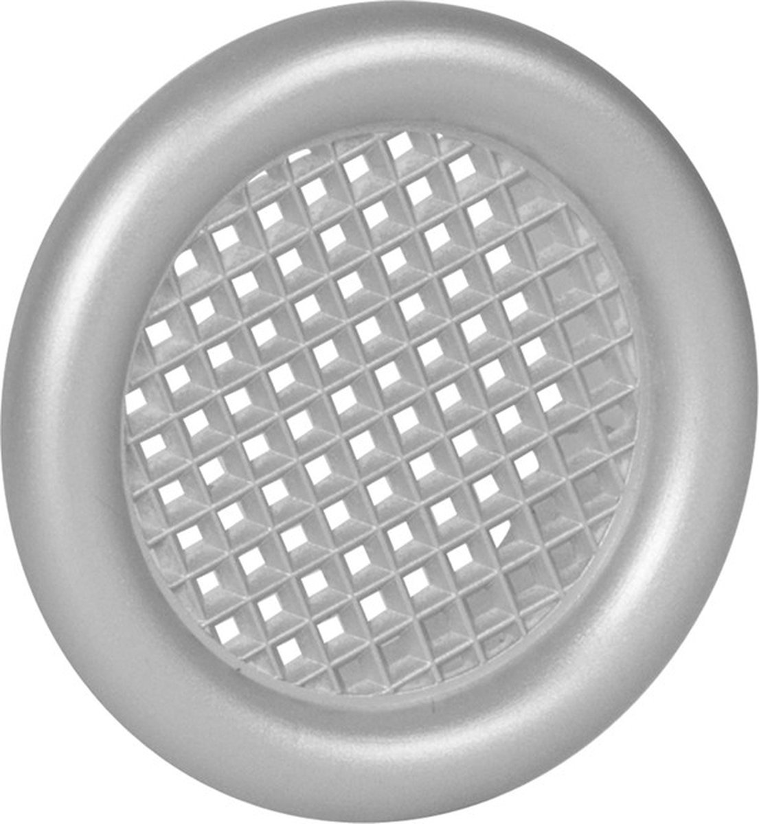 Nedco BV Ventilatierooster ø 45mm met kraag PS, kunststof aluminium