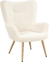 1 x elegante fauteuil, gestoffeerde stoel met opklapbare rugleuning
