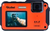 Rollei Sportsline 64 Selfie Oranje Compactcamera