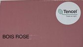 Hoeslaken Tencel - Katoen 160x200 kleur Bois Rose