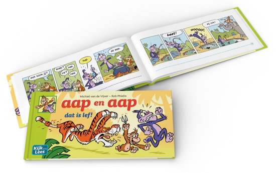 Kijk en Lees - aap en aap dat is lef!