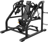 Evolve Fitness Plate Loaded UL-350 - Pullover Machine - Zwart frame & zwarte bekleding - Verstelbaar - PU-lederen bekleding - Vloerbeschemers - Pinnen voor gewichtsopslag