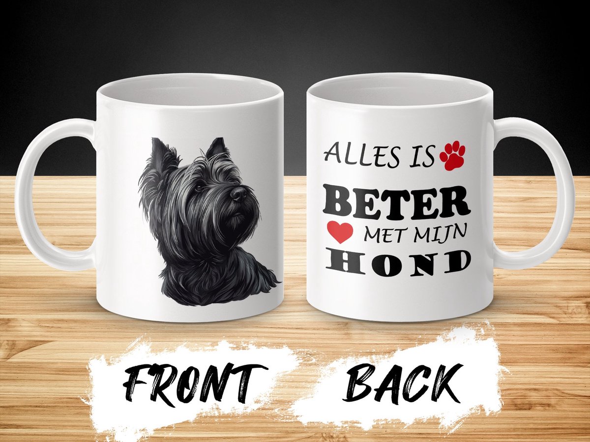 Mok Skye Terrier Alles is beter met mijn hond - dog - doglover