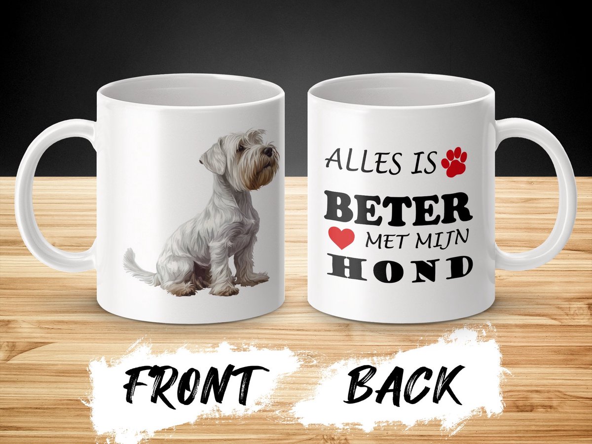 Mok Sealyham Terrier Alles is beter met mijn hond - dog - doglover