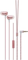 Bioxar - L100 - Roos stéreo in-ear oortelefoon voor mobiele telefoons