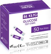 Be Keto | Glucose Test Strips | 50 pcs | 1 x 50 strips | Ketose dieet | Ketonentest