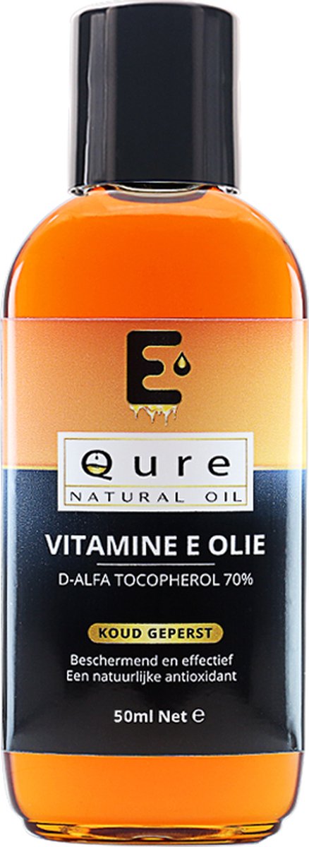 Vitamine E Olie 50ml | 100% Pure Vitamine E Serum | Natuurlijke Huidverzorging | Huidolie | Haarolie | Rijk aan Antioxidanten