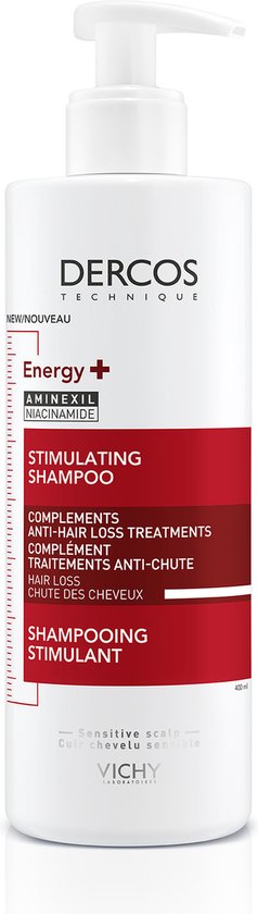 Vichy Dercos Energie Aminexil Shampoo 400ml - voor sterker en vitaler haar - VICHY